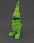 Beeld, funny gnome with sunglasses - 41 cm - polyresin