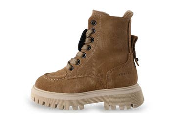 Nubikk Veterboots Meisjes in maat 25 Beige, Kinderen en Baby's, Verzenden, Jongen of Meisje, Nubikk, Schoenen