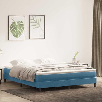 vidaXL Boxspringbed zonder matras 180x220 cm fluweel, Huis en Inrichting, Verzenden, Nieuw
