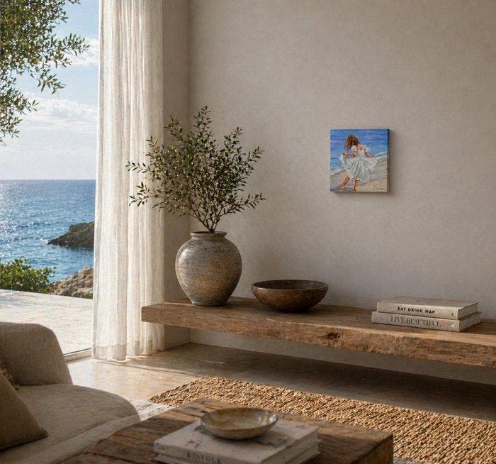 Francesca Escobar (1972) - Danzar - NO RESERVE, Antiquités & Art, Art | Peinture | Classique