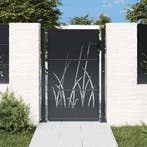 vidaXL Poort 100x150 cm met grasontwerp staal, Verzenden, Nieuw