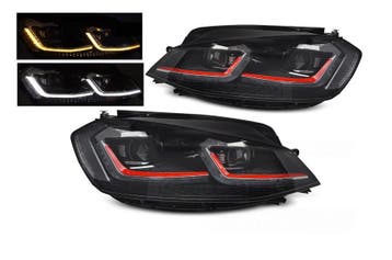 Koplampen dynamisch LED Red geschikt voor Golf 7, Auto-onderdelen, Verzenden, Nieuw, Volkswagen