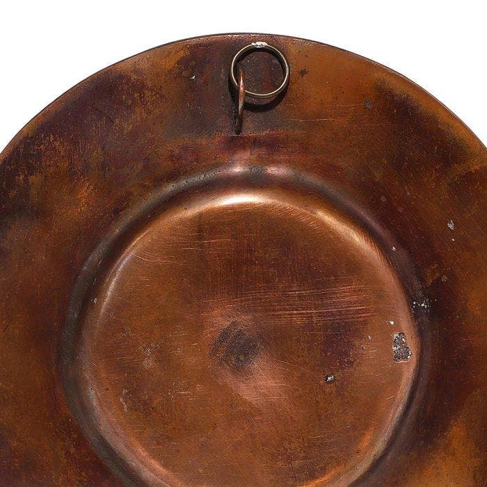 Wandbord - Koper, Brons - Zodiac Plate, Antiquités & Art, Curiosités & Brocante