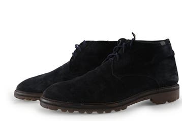 Floris van Bommel Veterboots in maat 44½ Blauw, Boots, Floris van Bommel, Zo goed als nieuw, Verzenden