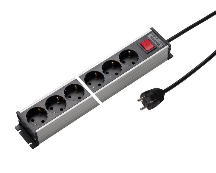 Martin Kaiser Power Outlet Strip 8-Weg Schakelaar Rolluik, Doe-het-zelf en Bouw, Elektriciteit en Kabels, Verzenden