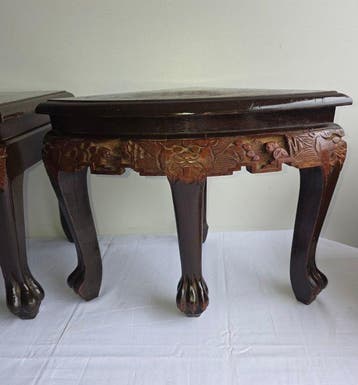Tabouret - Bois - Chine (Sans prix de réserve)