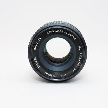 Minolta MC ROKKOR-PF 1:1.7 f=50mm Cameralens, Audio, Tv en Foto, Fotocamera's Analoog, Nieuw