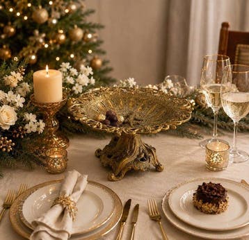 Ancienne Coupe centre de la table - Fruitmand - Brons