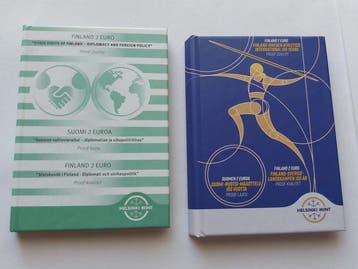 Finland. 2 Euro 2025 Diplomacy + Athletics (2 coins), Postzegels en Munten