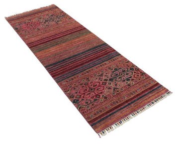 Samarkand - Farahan- Nieuw - Loper - 206 cm - 77 cm