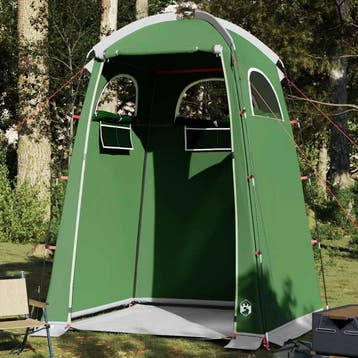vidaXL Douchetent waterdicht groen, Caravanes & Camping, Tentes, Verzenden