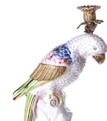 Chandelier - Bronze, Porcelaine, Antiek en Kunst