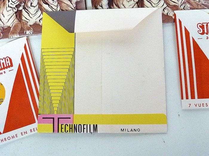 6 Stereorama packets with each 4 viewmaster reels - Circus, Collections, Appareils photo & Matériel cinématographique