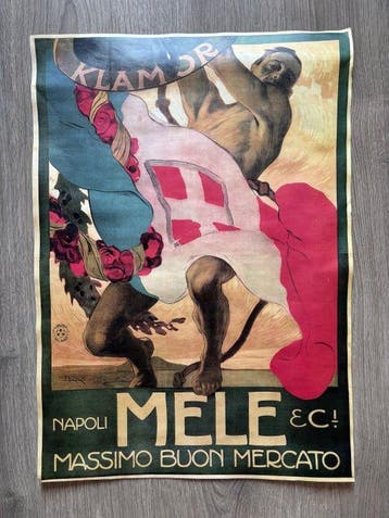 Leopoldo Metlicovitz - Mele Napoli Massimo Buon Mercato