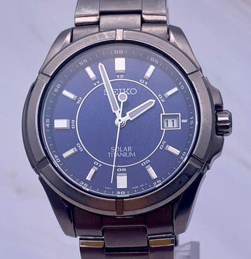 Seiko - Solar Titanium - Sans prix de réserve - Solar, Bijoux, Sacs & Beauté