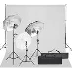 vidaXL Fotostudioset met verlichtingsset en achtergrond, Verzenden, Nieuw