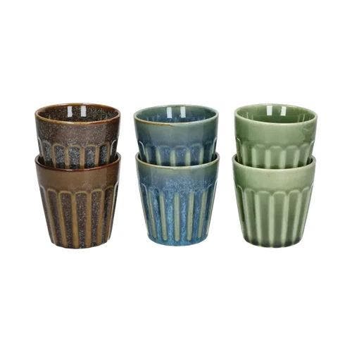 Pomax Rialto Bekers - Set van 6, Multicolor, Maison & Meubles, Cuisine | Vaisselle, Envoi