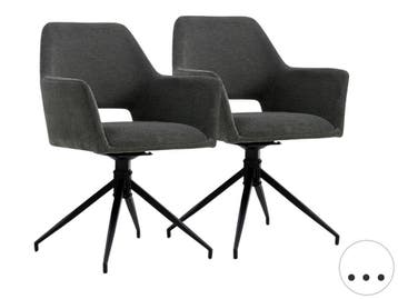 2dekans | Multifurn Tess Eetkamerstoel - Duopack - Linnen, Huis en Inrichting, Stoelen, Ophalen of Verzenden, Nieuw