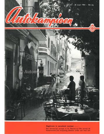 1964 AUTOKAMPIOEN MAGAZINE 13 NEDERLANDS