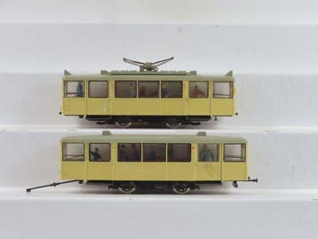 Liliput H0 - Modeltram (1) - 2-Delige set Düwag tram, Nieuw