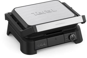 Tefal SuperGrill 3-in-1 GC510D Contactgrill - Barbecuesta..., Verzenden