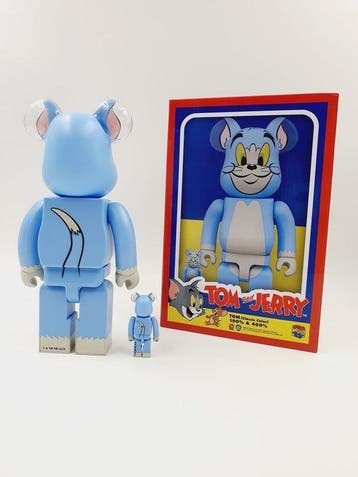 Tom &Jerry x Medicom toy - Be@rbrick Tom Classic Color (Tom