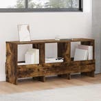 vidaXL Tijdschriftenrek Rook Eiken 102 x 30 x 45 cm, Verzenden, Nieuw