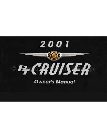 2001 CHRYSLER PT CRUISER INSTRUCTIEBOEKJE ENGELS (USA), Autos : Divers, Modes d'emploi & Notices d'utilisation