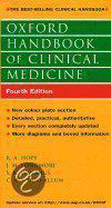 Oxford Handbook of Clinical Medicine 4th Edition - Longmore, Livres, Santé, Diététique & Alimentation, Envoi