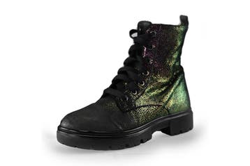 Keq Veterboots Meisjes in maat 32 Zwart, Verzenden, Jongen of Meisje, Keq, Schoenen