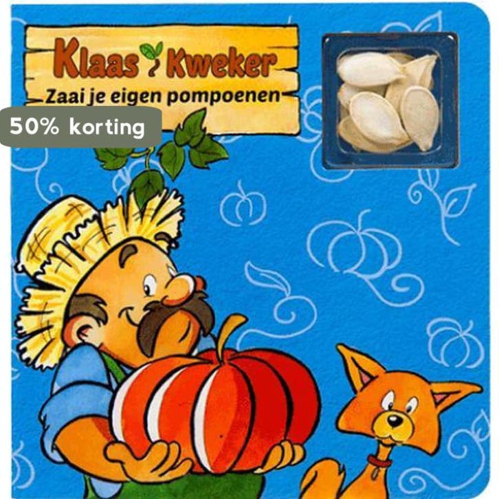 Klaas Kweker Pompoen+zaadjes 8711851243035, Livres, Littérature, Envoi