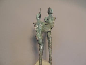 Josep Bofill (1942) - sculptuur, Les Amants - 47 cm - Brons,