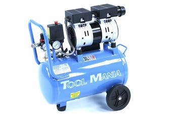 TM 30 Liter Professionele Low Noise Compressor 1HP 230v, Verzenden