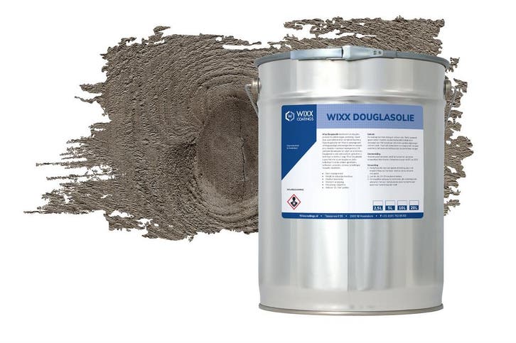 Wixx Douglas Olie UV+ Grijs 20L, Doe-het-zelf en Bouw, Verf, Beits en Lak, Grijs, Nieuw, Verzenden