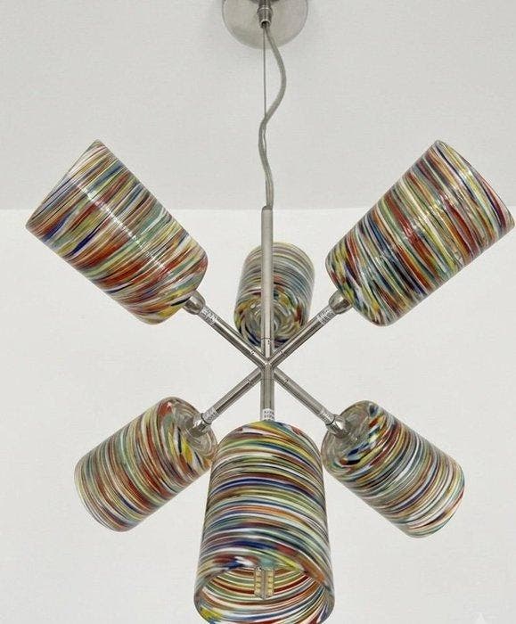 Canal - Plafondlamp - Glas, Antiquités & Art, Art | Objets design