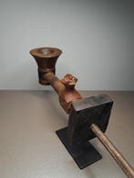Figuratieve pijp - Chokwe - Angola, Antiek en Kunst