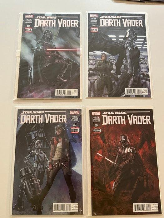 Star Wars: Darth Vader (Vol. 1) #1/5, 7/25 + #7 SDCC 2015, Boeken, Strips | Comics