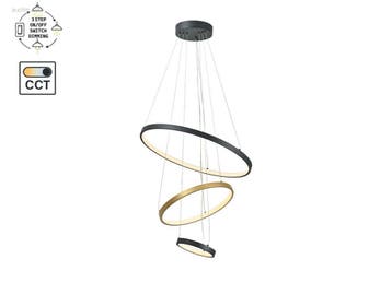 Orien Design Hanglamp Zand Zwart en   Goud..., Nieuw