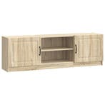 vidaXL TV Kast Sonoma Eiken 150 x 31 x 47 cm Bewerkt hout, Verzenden