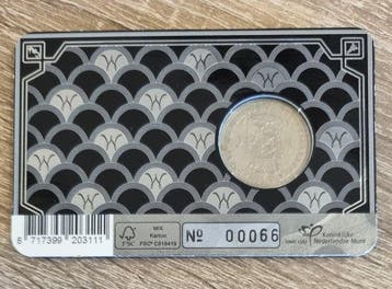 Nederland. Wilhelmina. 1/2 Gulden 1908, Historische Coincard