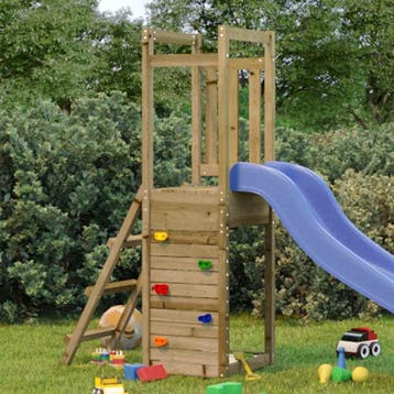 vidaXL Speelhuis 53x46,5x169 cm geïmpregneerd grenenhout, Verzenden