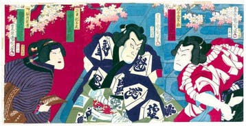 Kunichika – Sumo’s Legendary First Yokozuna – Triptych