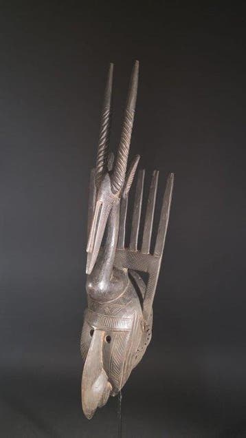 Masker van hardhout - Bambara - Mali