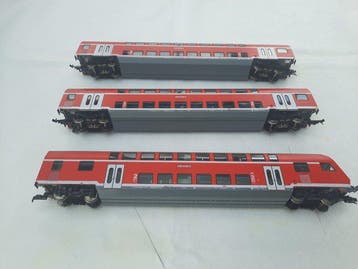 Fleischmann H0 - Modeltrein personenwagonset (1) - Set van 3, Nieuw
