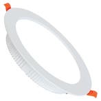 LED Lamp Inbouw Downlight 12W - Rond, Mat Wit Aluminium & Ko, Verzenden