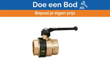 Bieden: Caleffi 323090 ball valve 2 Inch bronze, Ophalen of Verzenden