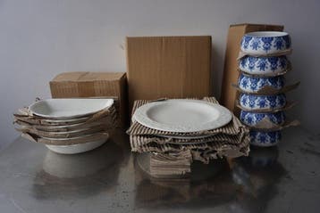 Marcel Wanders - Bol - Porcelaine - KLM dix-huit assiettes,