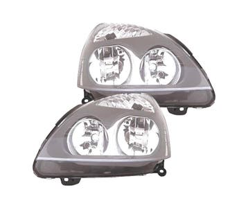 PHARES POUR RENAULT CLIO II 01-05 GRIS, Verzenden