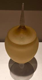 antica cristalleria - Vase - Élégant vase Art déco en verre, Antiek en Kunst, Antiek | Meubels | Tafels