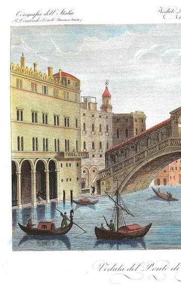 Italie - Venise, Vénétie; Zuccagni Orlandini - Veduta del